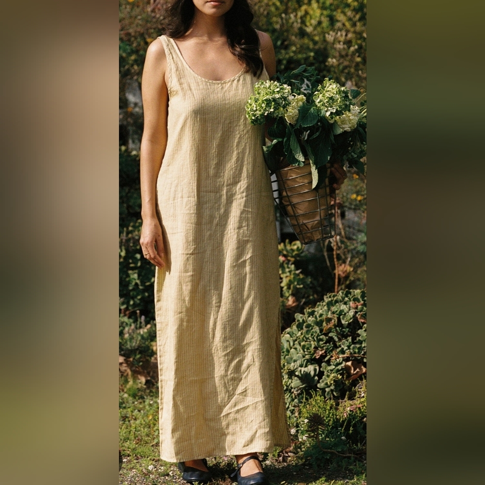 Flax by Angelheart Black and White Striped Garment